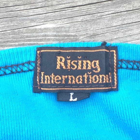 Colourful flower Rising International t-shirt - Picture 3 of 3